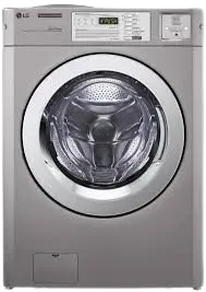 washing machine with clothes